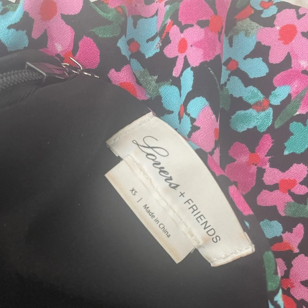 Lovers and Friends Meyer Mini Dress in Mixed Floral size xs - Picture 8 of 8